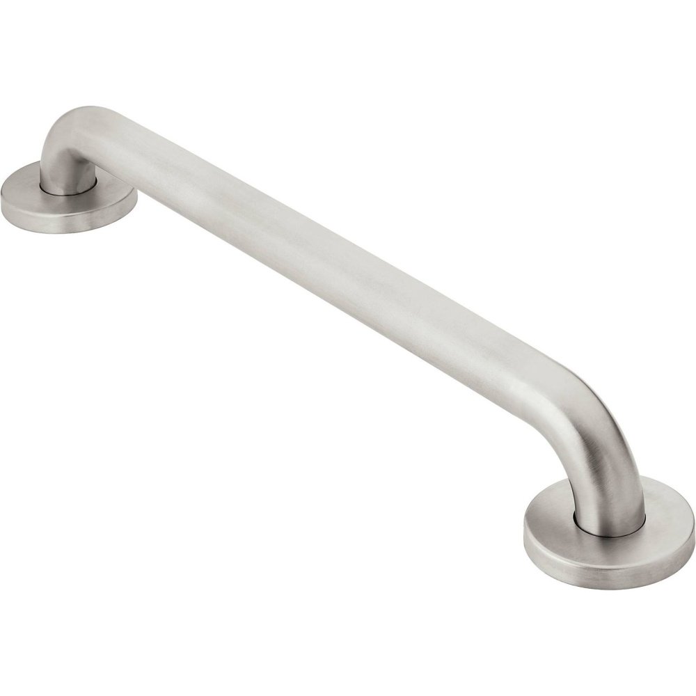 Moen R8916P バスルームセーフティ 16インチ ステンレススチール製バスルーム手すり ステンレス