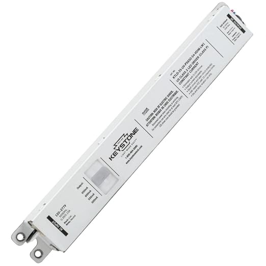Keystone LED Driver, 0-10V, 9-1/2 in - L, 1PK KTLD-35-UV-PS650-54-VDIM-LM1-1 Each