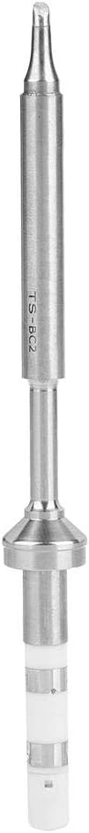 Mini Stainless Steel Soldering Iron Tips Replacement for TS100 TS-BC2 with Precision Fit and Corrosion Resistance for Electronics Repair Technicians and Hobbyists