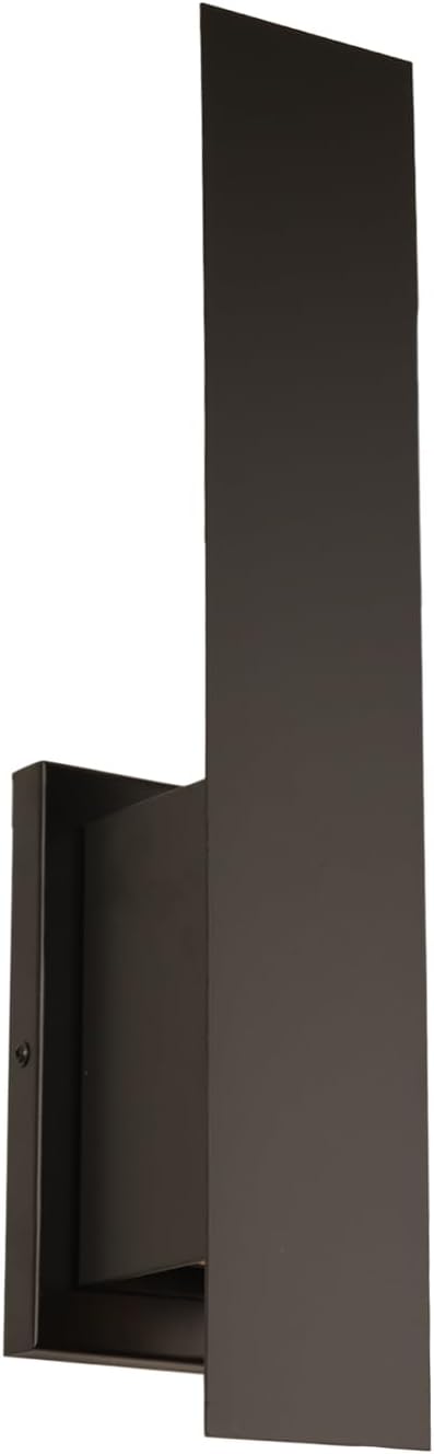 Edwarmlux Indoor Wall Sconces, Modern Wall Lights, Up and Down Wall Mount Light, Dimmable Hardwired Wall Light for Bedroom, Living Room, Hallway, GU10 Bulbs Excluded, 2 Pack (Matt Black)