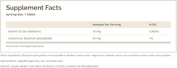 Vitamine B-2 50 mg de Windmill, comprimés - 100 unités (Paquet de 3)