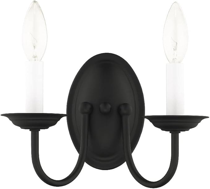 Livex Lighting 4152-07 Home Basics 2 Light Bronze Wall Sconce
