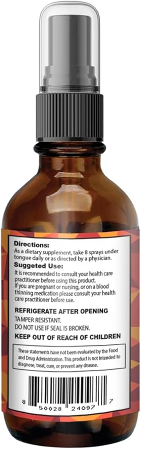 Vitamines AnuMed Spray ADEK2 | 50 ml | Saveur cannelle | Avec CoQ10 | Complément alimentaire