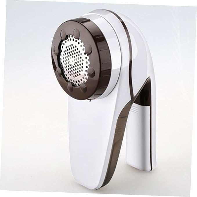 Rechargeable Fabric Shaver for Clothes High Capacity Electric Lint Remover Fuzz Remover for Sweaters Blankets and Upholstery USB Style White