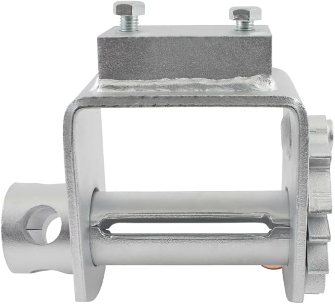 Mytee Products Standard Sliding Bolt on Winch - 5,500 lbs WLL Durable Zinc Coated Steel Bolt-On Winch Application Upto 4 Inch Wide