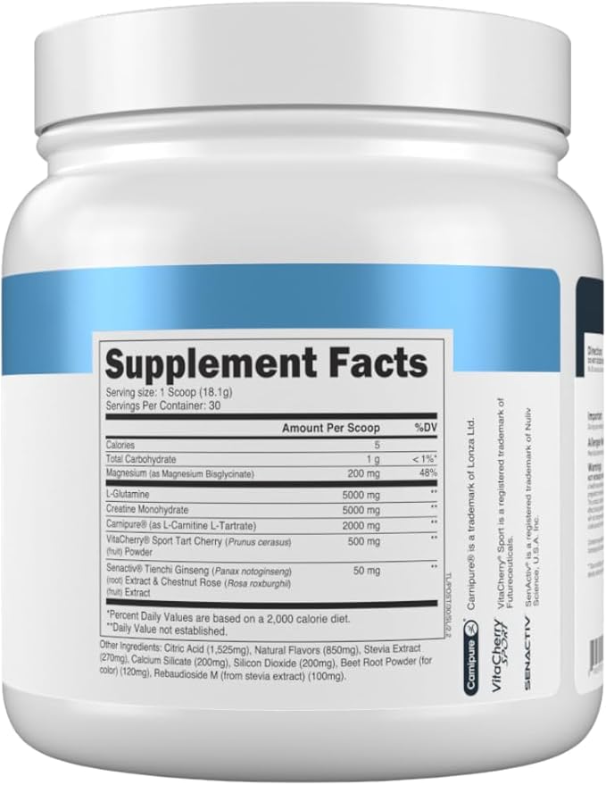 Transparent Labs Post - Post-Workout Recovery Muscle Builder with L-Glutamine, Beta-Alanine and BetaPure Betaine Anhydrous for Muscle Recovery and Muscle Building - 30 Servings, Strawberry Lemonade