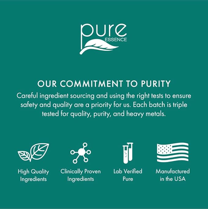PURE ESSENCE LABS Vitamine D 2000 UI - Meilleur soutien immunitaire pour adultes - Vitamines biologiques et naturelles - Renforceur d'immunité et compléments alimentaires (30 gélules)