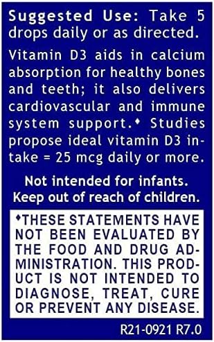 QNL D3 Gold - Vitamin D Liquid Drops - Bone Strength Supplement - Offers Cardiovascular & Immune Support - Premium Health & Wellness Product - 0.43 fl oz (2 Pack)