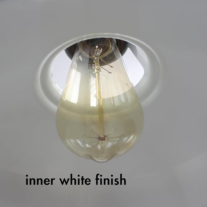 CLAXY Industrial Black Barn Pendant Light with Switch E26 Height Adjustable Hanging Ceiling Light Fixture for Kitchen Bar Restaurant Coffee loft