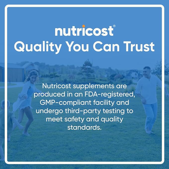 Nutricost Calcium avec Vitamine D, 240 Comprimés - Calcium (1200mg) Vitamine D (50mcg) Par Portion - Sans OGM, Sans Gluten