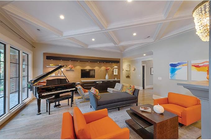 Halo LT 5 in / 6 in Integrated LED Recessed Ceiling Light Trim 600 Lumens 2700K Warm White 90 CRI Title 20 Compliant Wet Location Listed Retrofit Downlight