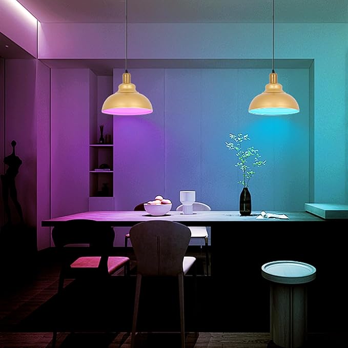 Battery Operated Pendant Lights 2 Pack,Rechargeable Pendant Light with Remote,Gold Pendant Light Fixtures for Kitchen Island,Modern Industrial Hanging Lights for Dining Room Hallway Entryway