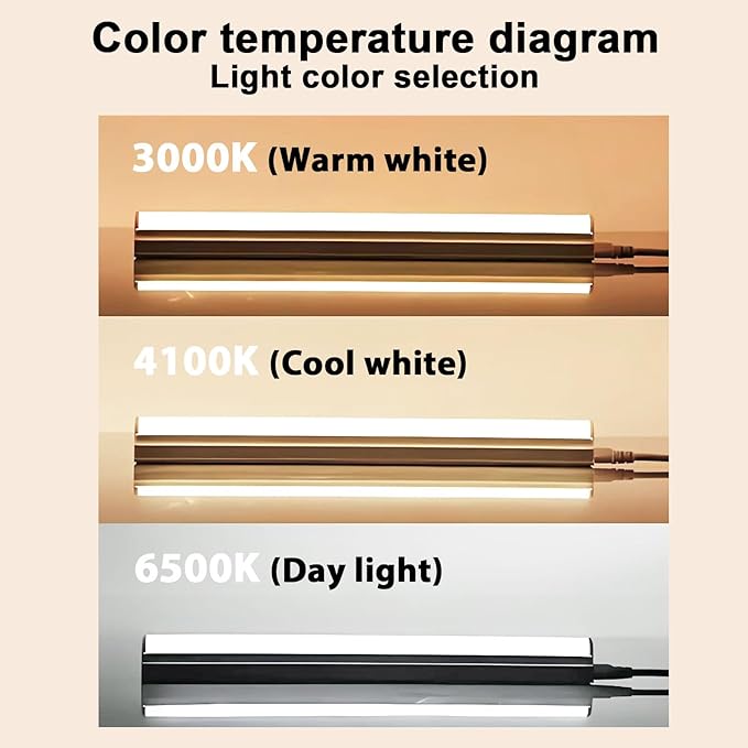 Konideke 24 inch F17T8/830 17 Watts Light Bulb Warm White, 2 Foot Straight Fluorescent Tube T8 Tube Light F17T8/WW, 1500 Lumen G13 Medium Bi-Pin Cap 8 Pack