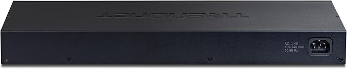 TRENDnet 28-Port Multi-Gig Switch, TEG-S50284, 24 2.5Gb RJ45 Ports, 4 x 10G SFP+ Ports, NDAA TAA Compliant, Lifetime Protection, 200Gbps Switch Capacity, Rack Mount Ready, Black