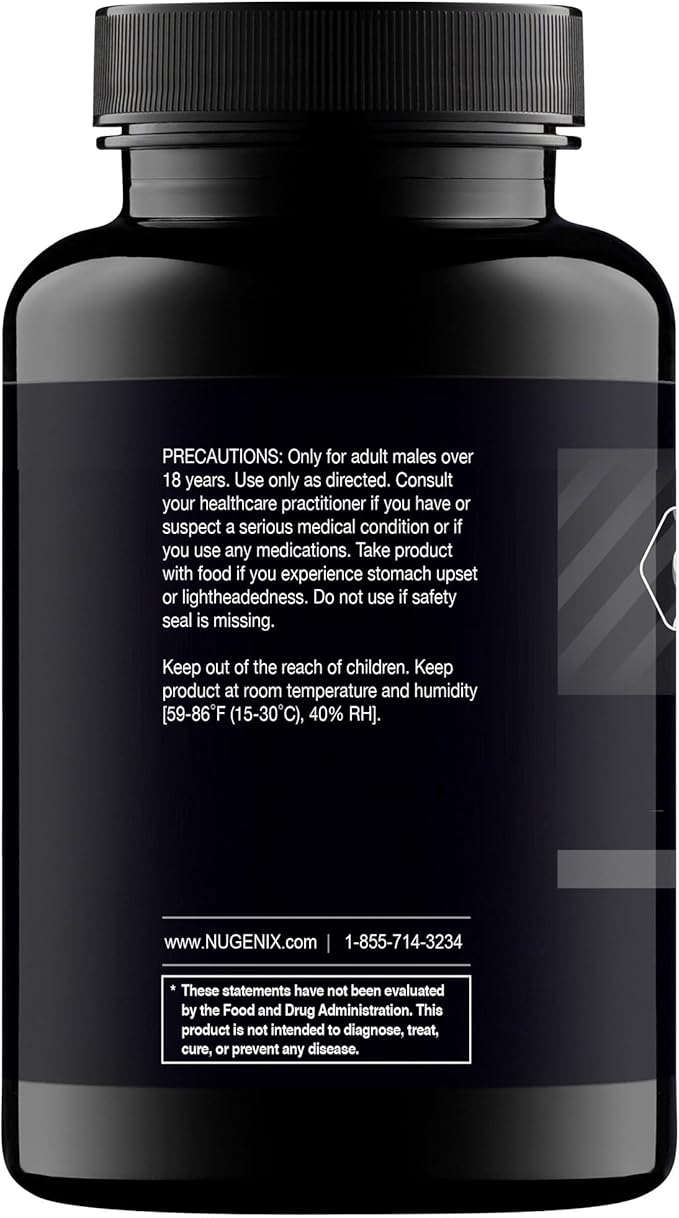 Nugenix T Booster - Free Testosterone Booster Supplement for Men, 90 Count
