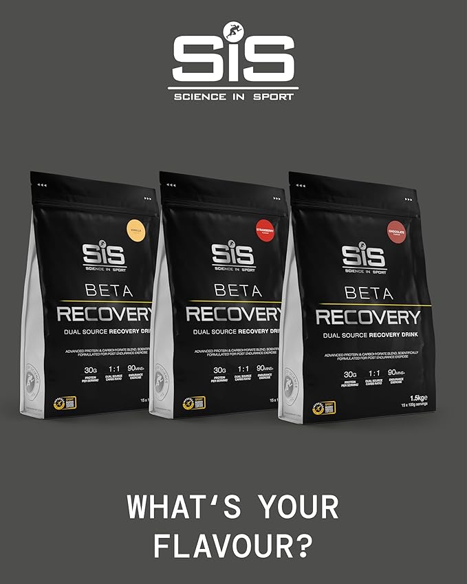 Science in Sport BETA Recovery - Dual-Source Carbohydrate Blend for High-Intensity Exercise - 30g Whey Protein Powder - Muscle Refuel - Sports Nutrition - Chocolate Flavor - 52 Oz