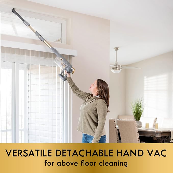 Kenmore Elite DS4095.01 CSV Max Upgrade Brushless Cordless Stick Vacuum | EasyReach Wand, HEPA Filter & LED Headlight, Converts to Lightweight Handheld
