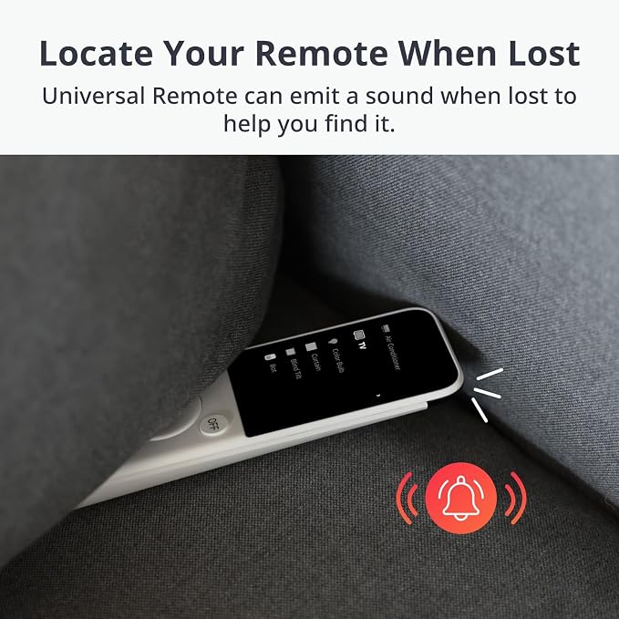 SwitchBot Smart Universal Remote with Hub Mini, Replace Multiple Remotes Easily, Control 25 Devices & 10 Scenes, Works with TV, AC, Apple TV, Fire TV & Smart Home Devices