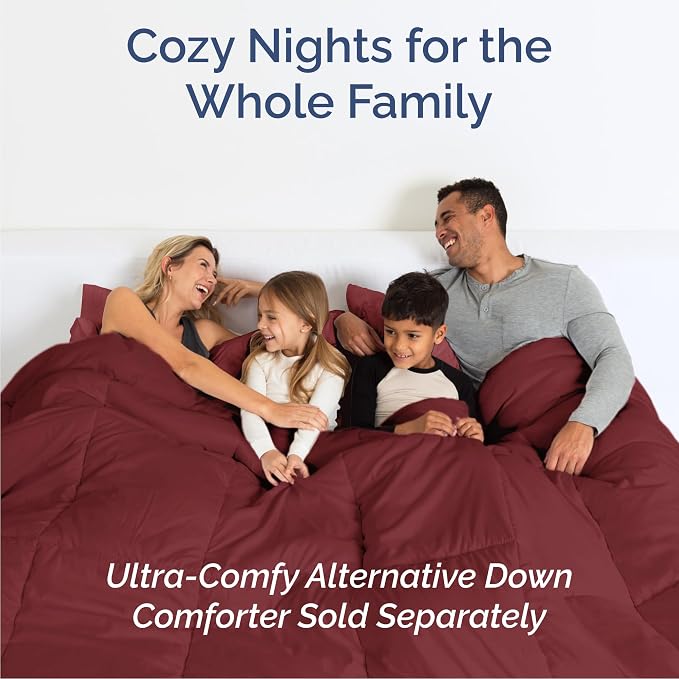 Queen 6 Piece Sheet Set - Comfy Breathable & Cooling - Ultra-Soft Hotel Luxury Bedding Set with 8-16 Inch Deep Pockets - 1 Flat & 1 Fitted Sheet & 4 Pillowcases - Wrinkle Free & Easy Care - Burgundy