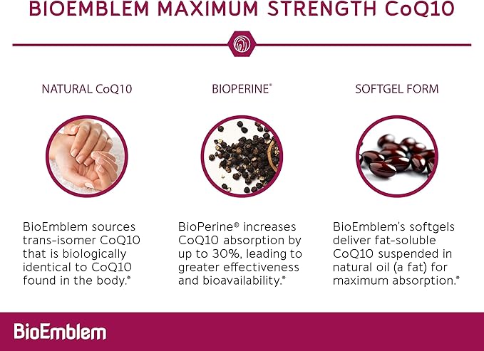 BioEmblem Vitamine D3 K2 Capsules CoQ10