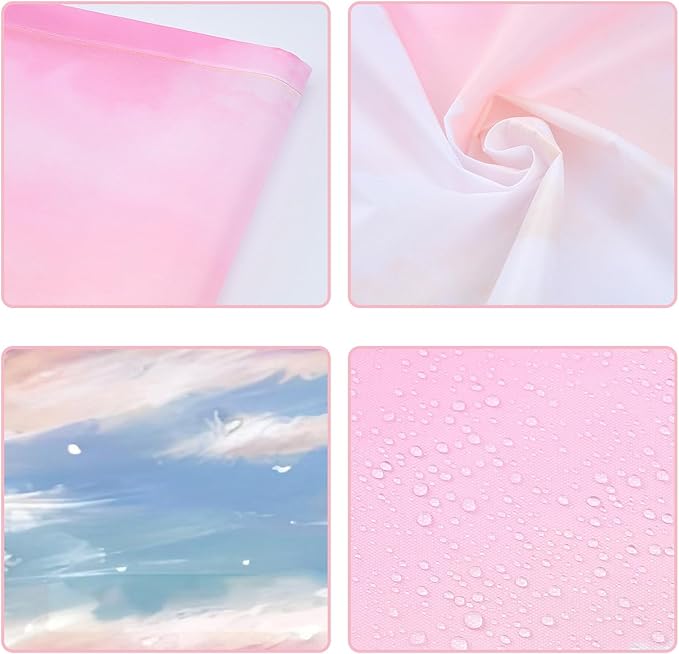 ANGSYLTH 8 Pcs Fluorescent Light Covers - 4 x 2 Feet Covers for Ceiling Lights, 8 x 10 Magnetic Light Filters for Classroom, Office, Hospitals (Sunset Glow)