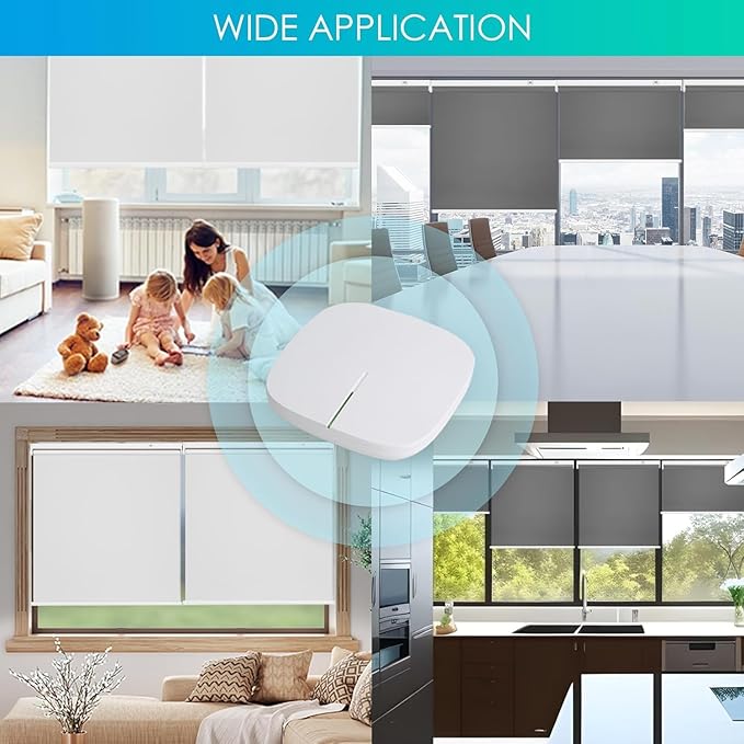 Allesin Smart WiFi Bridge for Motorized Blinds, Compatible with Tuya App, Alexa, Google Assistant, Wi-Fi 2.4GHz (Only Compatible with Allesin Motorized Blinds)