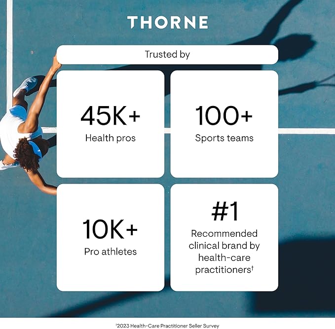 THORNE Creatine - Micronized Creatine Monohydrate Powder - Support for Muscles & Cognitive Function* - for Women & Men - Strawberry - NSF Certified for Sport - 5 g per Serving - 60 Servings