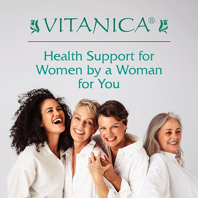 Vitanica スローフロー、生理流量サポート、ビーガン、60カプセル