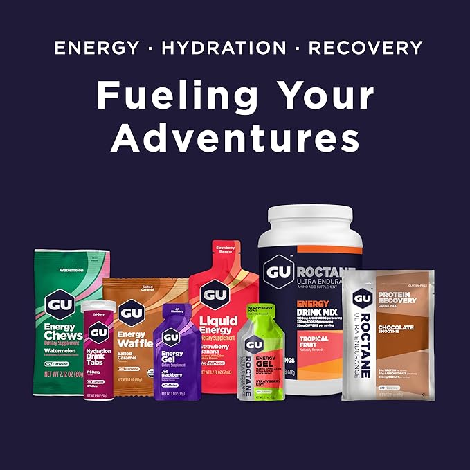 GU Energy Roctane Ultra Endurance Protein Recovery Drink Mix, Gluten-Free and Kosher Dairy, Recovery Support After Any Workout, 10 Packets, Vanilla Bean