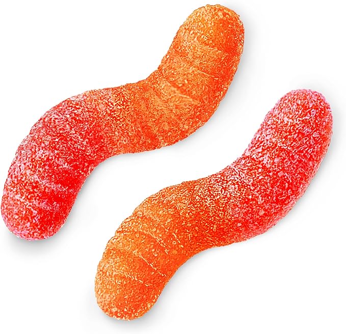 OLLY Hello Happy Gummy Worms, Soutien à l'équilibre de l'humeur, Vitamine D, Safran, Complément à croquer pour adultes, Sans gluten, Tropical Zing - 90 unités