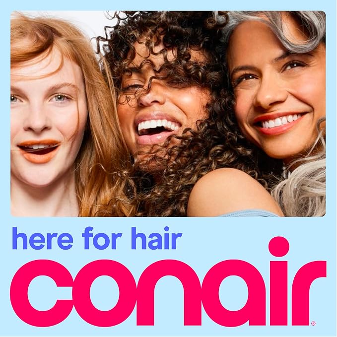 INFINITIPRO BY CONAIR 3-in-1 Styling Hair Dryer, 1875W Hair Dryer and 3 Attachments | Dry and Style in One Step, for Thick and Curly Hair, Includes 3 Attachments, Black, SD11L