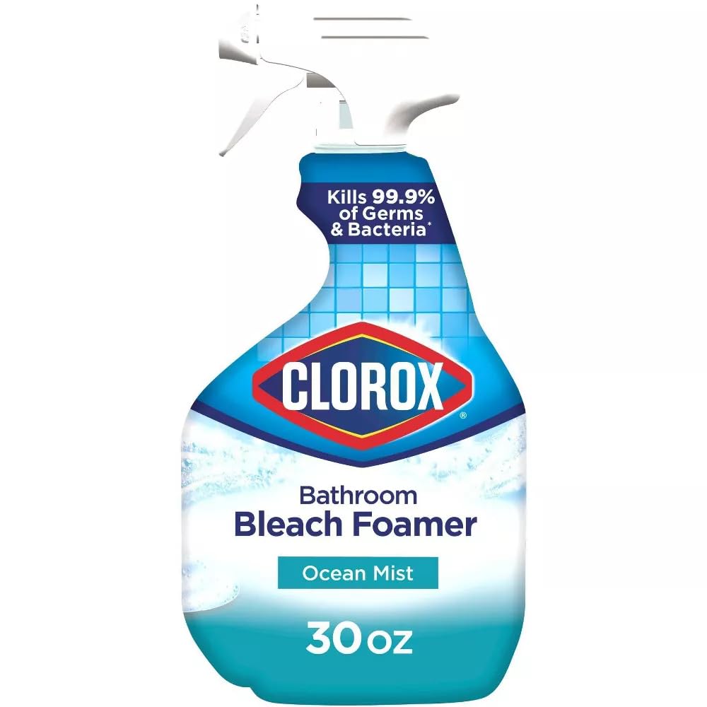 Clorox Nettoyant Moussant pour Salle de Bain à l'Eau de Javel 887 ml (Lot de 2)