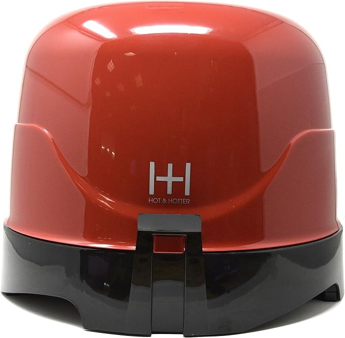 Annie Hot & Hotter Large Ceramic Ionic Hood Dryer – Professional Salon Hair Dryer with Adjustable Height, 3 Heat & Speed Settings, Portable Hooded Dryer for Rollers, Deep Conditioning & Styling