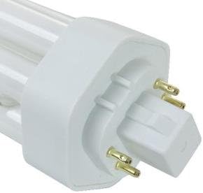 Circle (6 Pack) PLT-42W 841, 4 Pin GX24Q-4, 42 Watt Triple Tube, Compact Fluorescent Light Bulb