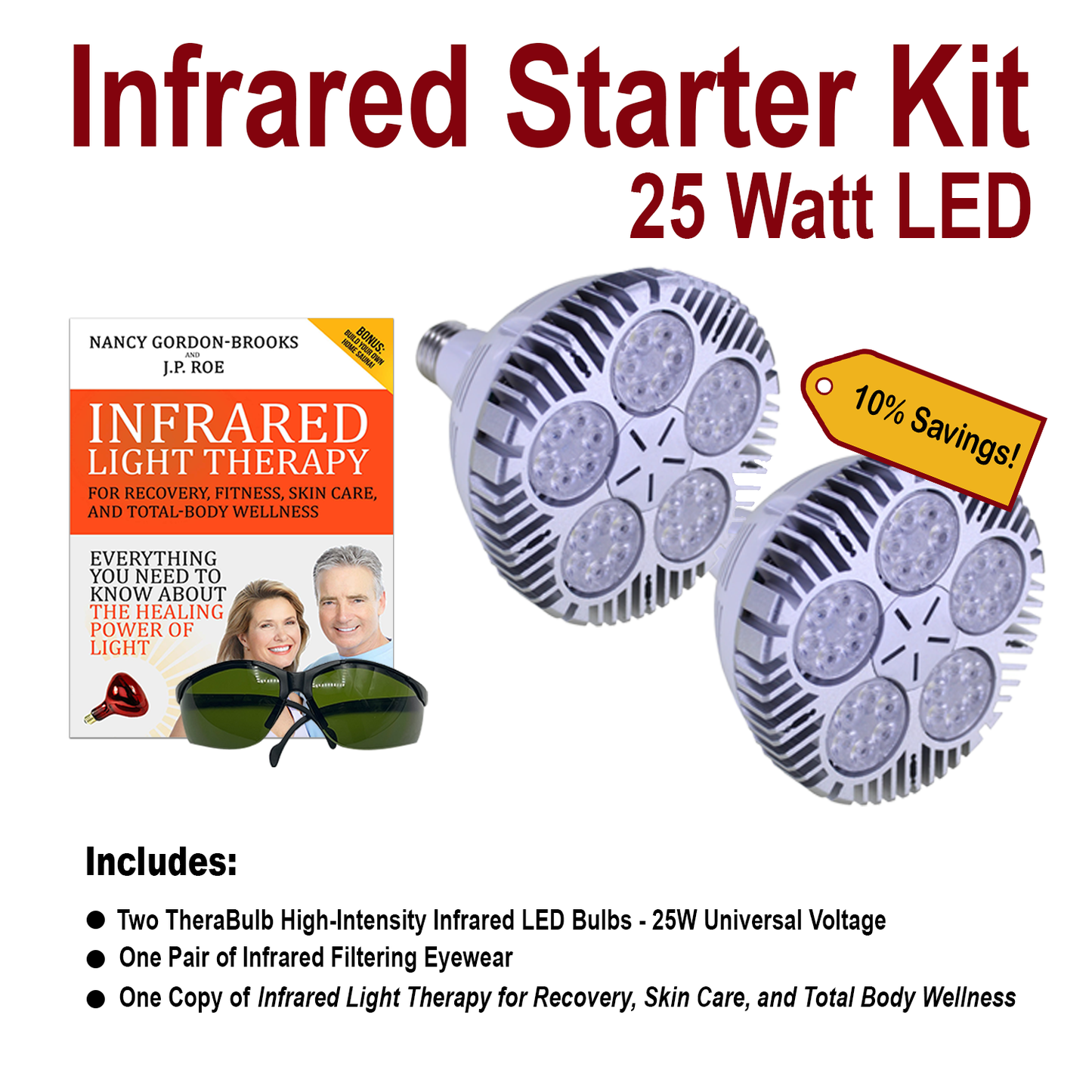 TheraBulb 25W LED Infrared Starter Kit