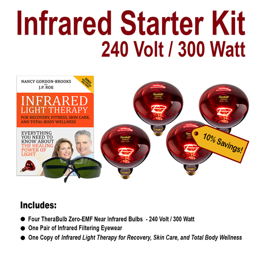 TheraBulb 300W Near Infrared Starter Kit-240V