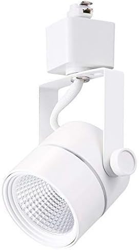 CLOUDY BAY 8W Dimmable LED Track Light Head,CRI90+ Day Light 5000K,Adjustable Tilt Angle Track Lighting Fixture,40° Angle for Accent Retail,White Finish,Halo Type- 3 Pack