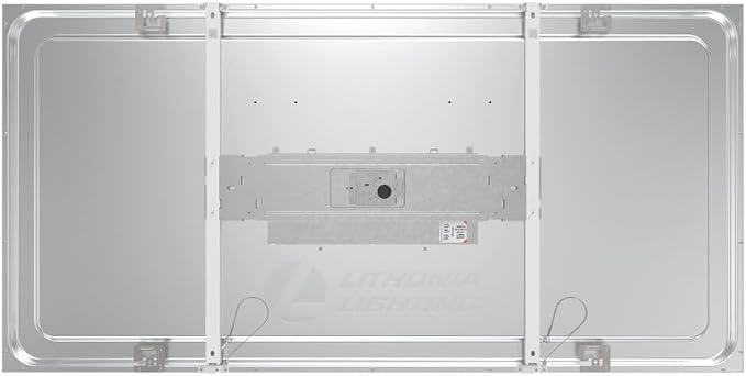 Lithonia Lighting CPANL 2x4 LED Flat Panel Light, 2 Ft. x 4 Ft. LED Light Panel, Ceiling Lighting Fixture, 4000/5000/6000 Adjustable Lumens, 3500K/4000K/5000K Switchable CCT, White