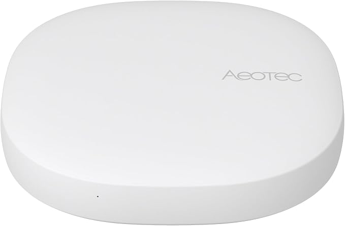 Aeotec Smart Home Hub, Works as a SmartThings Hub, Z-Wave, Zigbee, Matter Gateway, Compatible with Alexa, Google Assistant, WiFi