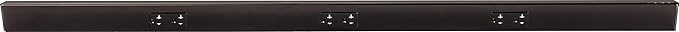 Task Lighting TR Series Tamper Resistant Under-Cabinet Angled Power Strip Track with Standard Outlets | 48" | Black