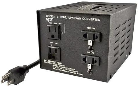 VCT VT-3000J Japanese Step Up/Down Voltage Transformer Converts Japan 100 Volts To 110V OR Vice Versa, 3000 Watt