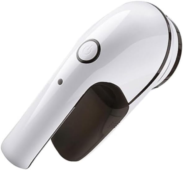 Rechargeable Fabric Shaver for Clothes High Capacity Electric Lint Remover Fuzz Remover for Sweaters Blankets and Upholstery USB Style White