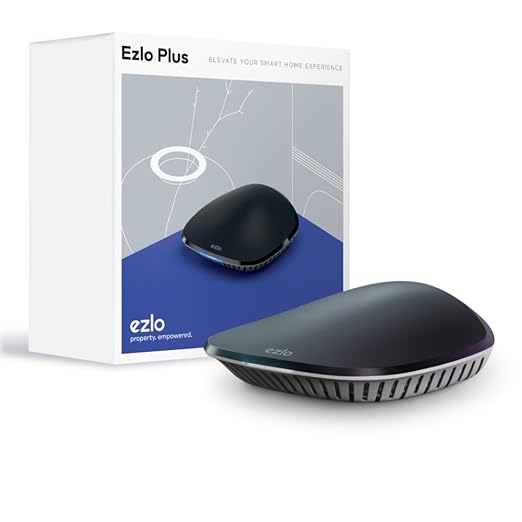 EzloPlus Smart Home Hub with Zigbee & Z-Wave. Works with Wi-Fi Devices Associated with Amazon Alexa Devices & Google Assistant to Control Smart Locks, Lights and Switches