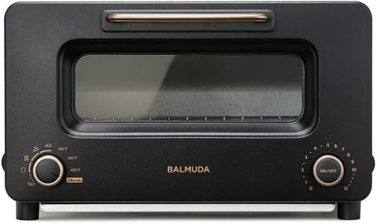 BALMUDA The Toaster Pro | Steam Oven Toaster | Compact Size 14.1″W × 12.6″D × 8.2″H | 6 Modes: Shokupan, Golden Toast, Pizza, Croissant, Oven, Salamander Grill | (Baking Tray Sold Separately) | Black