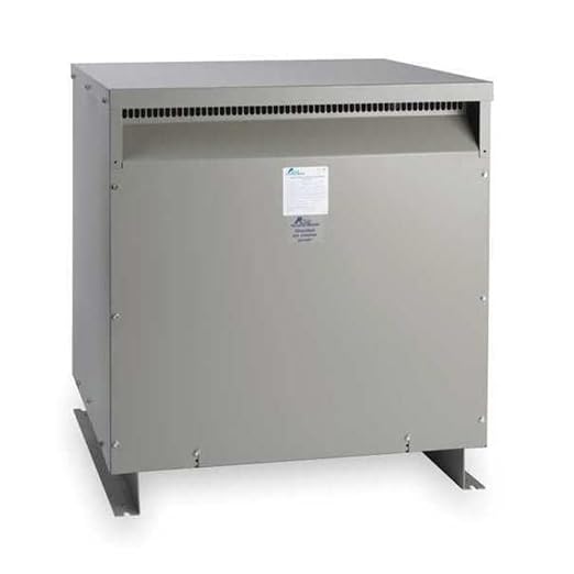 Acme Electric T3796931S Dry Type Distribution Transformer, 3 Phase, 240V Delta Primary Volts, 480V/277V Secondary Volts, 60 Hz, 15 kVA