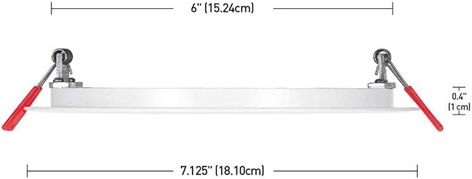 Ultra Slim 6 in. Color Selectable New Construction and Remodel Canless Recessed Integrated LED Kit (4-Pack)