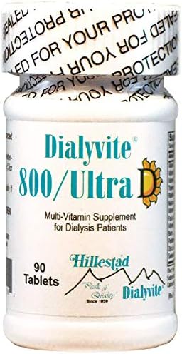 Dialyvite 800/Ultra D Supplément multivitaminique pour patients sous dialyse - 90 comprimés