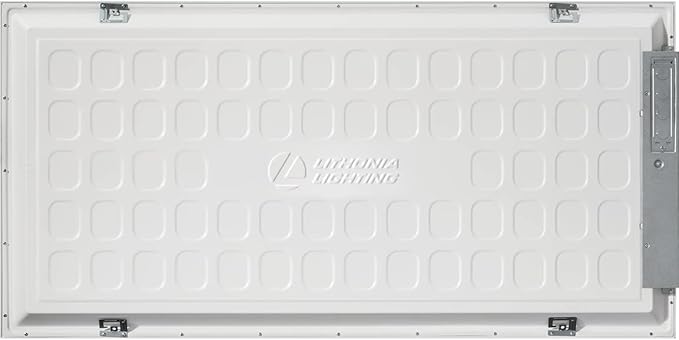 Lithonia Lighting CPX 2x4 LED Flat Panel Light, 2 ft. x 4 ft. LED Light Panel, Ceiling Lighting Fixture for Shop Lighting, 4000 Lumens, 4000K Cool White, Non-Dimming, Smooth Satin Lens, 2-Pack