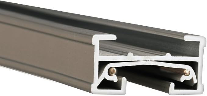 WAC Lighting JT4-BN 120VJ Track Single Circuit, Brushed Nickel
