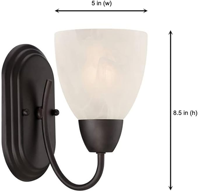 Designers Fountain 15005-1B-34 Torino Wall Sconce, Oil Rubbed Bronze